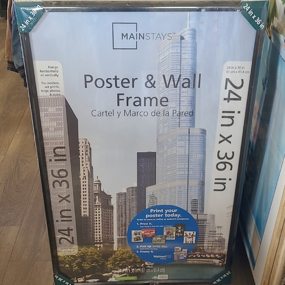 Mainstays Black Poster & Wall Frame - Picture 1 of 5